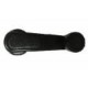 TAIWAN MITSUBISHI CANTER- KAMYON FE444- 90/97 CAM AÇMA KOLU SAĞ/SOL SİYAH YUVARLAK TİP (FREZESİ PLASTİK).
