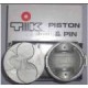 TIK MITSUBISHI L300- MİNİBÜS- 88/97 PİSTON SET STD (4D55) 2.5cc (91.1X2.5X2X4)(ESKİ TİP)